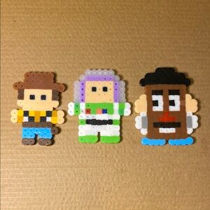 Disney Toy Story Perler Bead Magnet Set